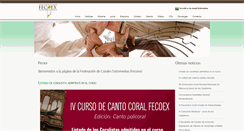 Desktop Screenshot of fecoex.com